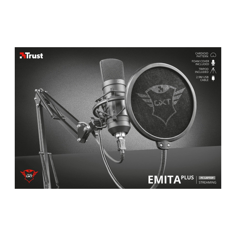 mikrofón TRUST GXT 252+ Emita Plus Streaming