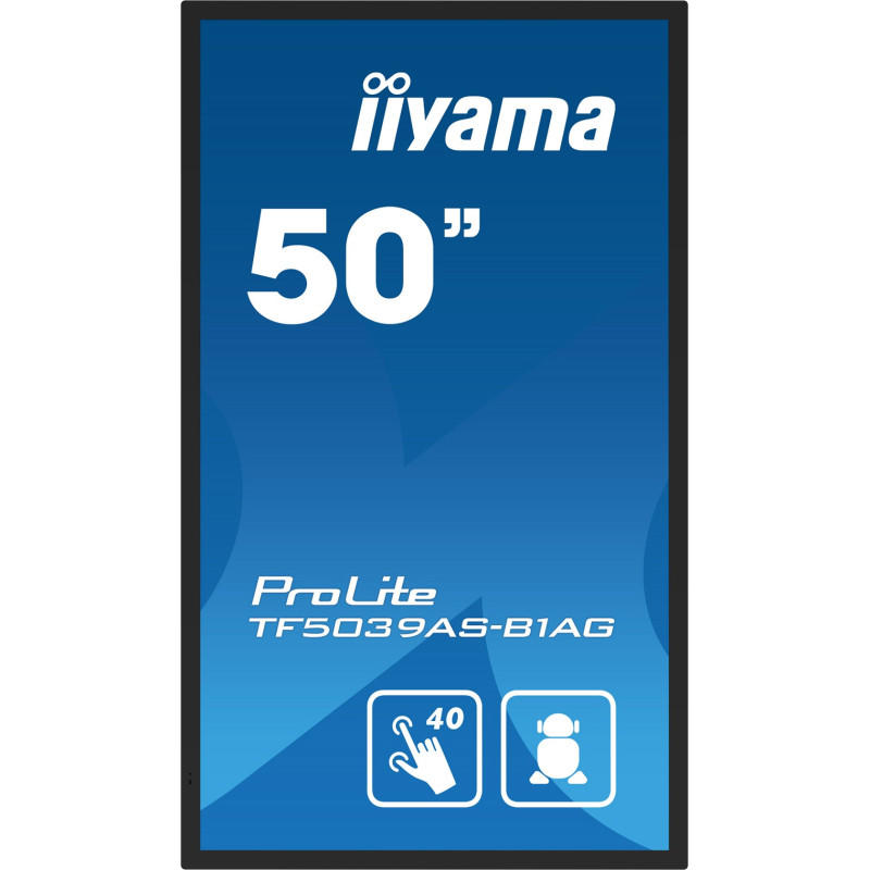 50" iiyama TF5039AS-B1AG: VA, 4K, Android