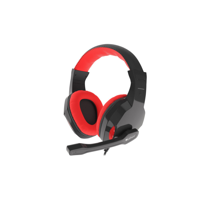 Herné stereo slúchadlá Genesis Argon 110, čierno-červené, 2x jack