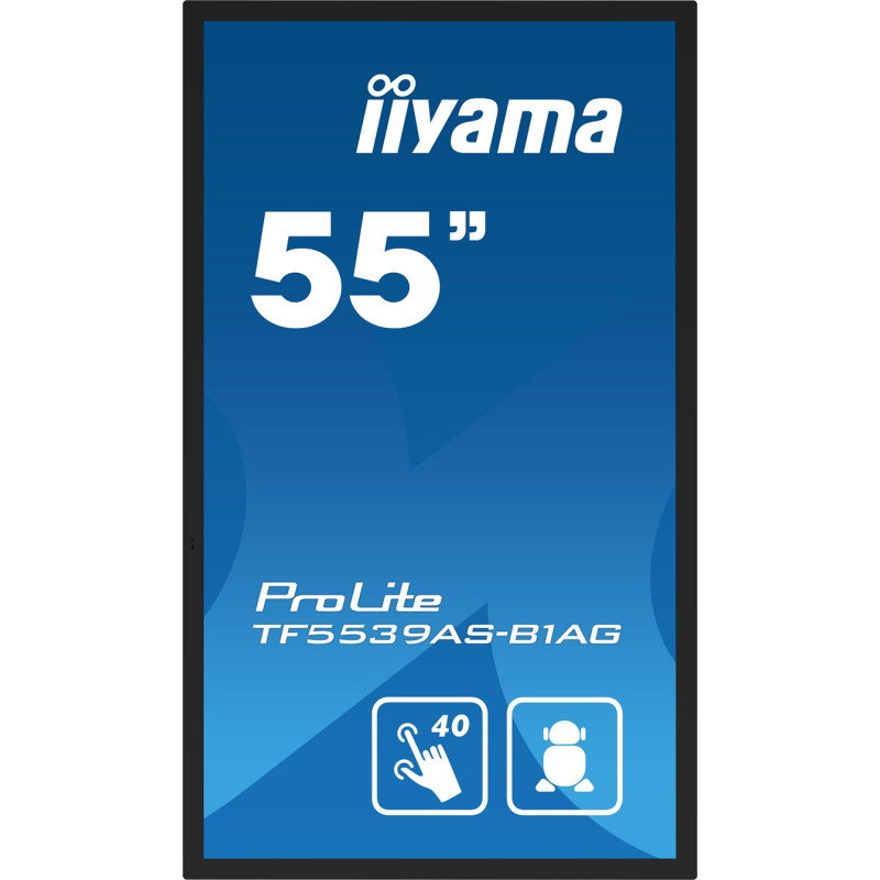 55" iiyama TF5539AS-B1AG: IPS, 4K, Android