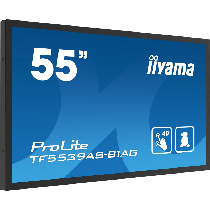 55" iiyama TF5539AS-B1AG: IPS, 4K, Android