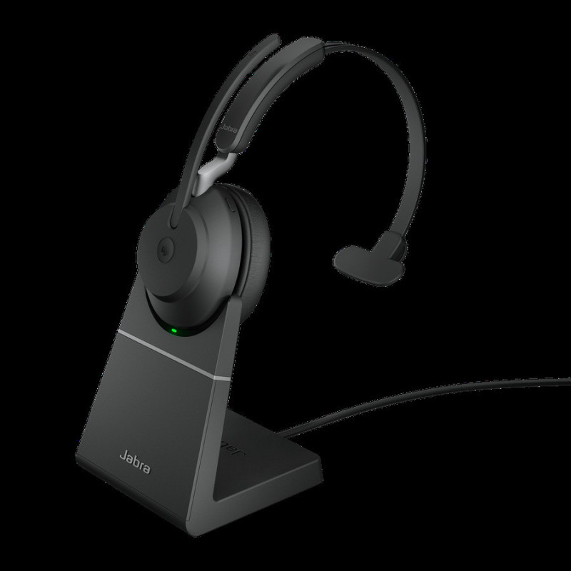 Jabra Evolve2 65/Mono/BT/Bezdrať/Stand/Čierna