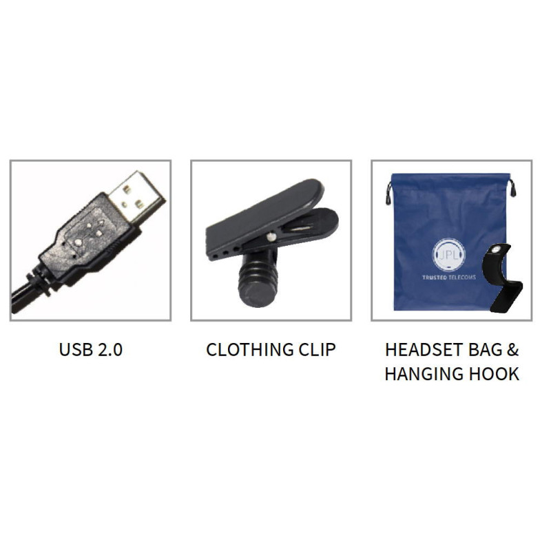 JPL 400-USB-B/Stereo/USB/Drôt/Čierna