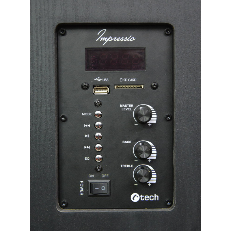 C-TECH Impressio Virtus/Stereo/100W/Čierna
