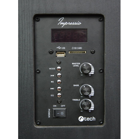 C-TECH Impressio Virtus/Stereo/100W/Čierna