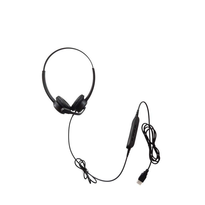 Grandstream GUV3000/Stereo/USB/Drôt/Čierna