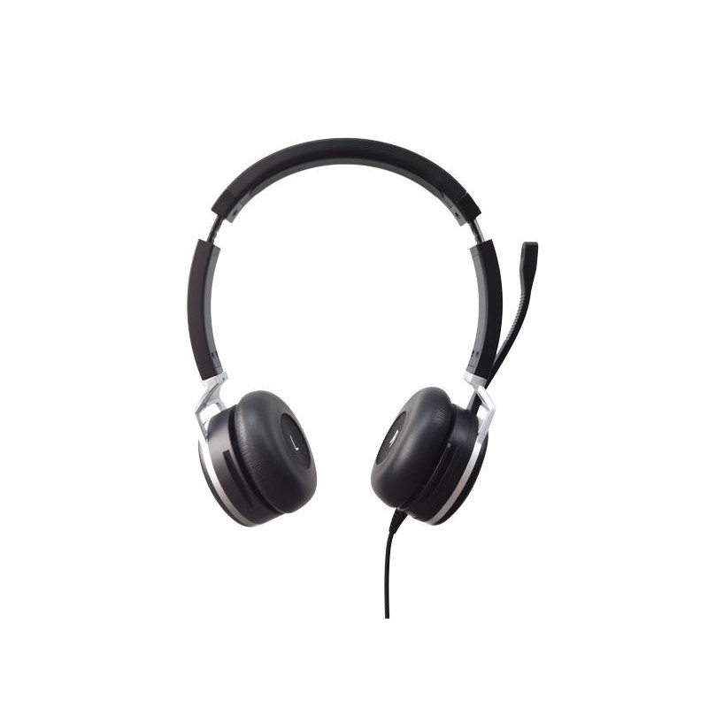 Grandstream GUV3005/Stereo/USB/Drôt/Čierna-strieborná