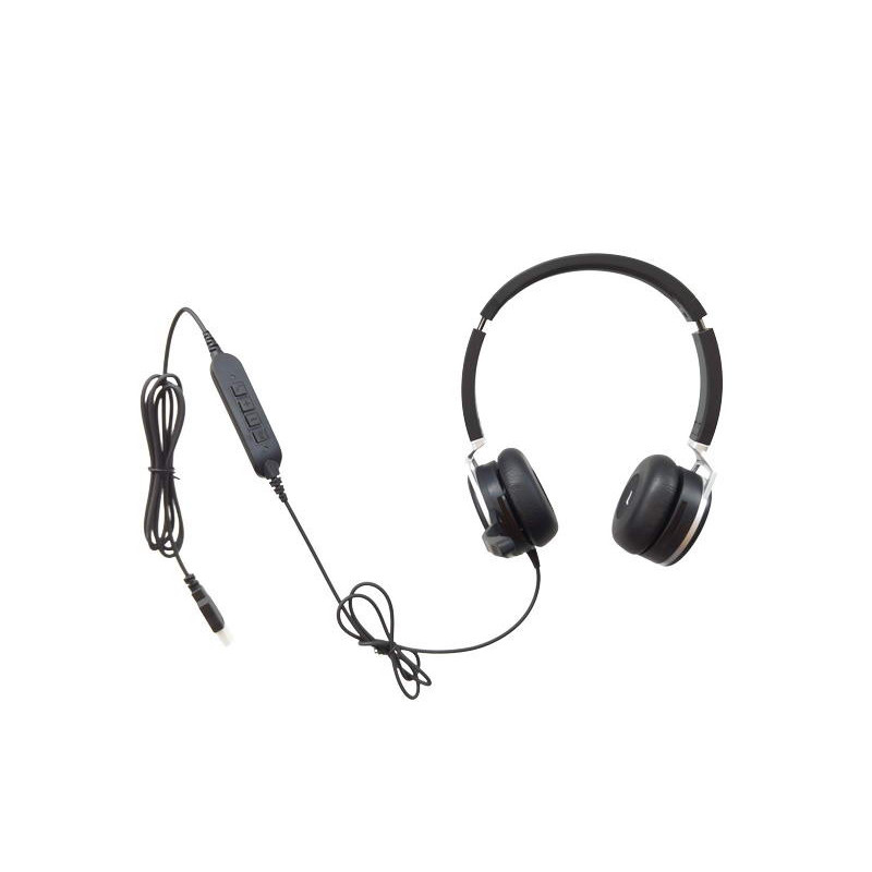 Grandstream GUV3005/Stereo/USB/Drôt/Čierna-strieborná