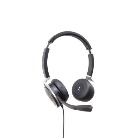 Grandstream GUV3005/Stereo/USB/Drôt/Čierna-strieborná