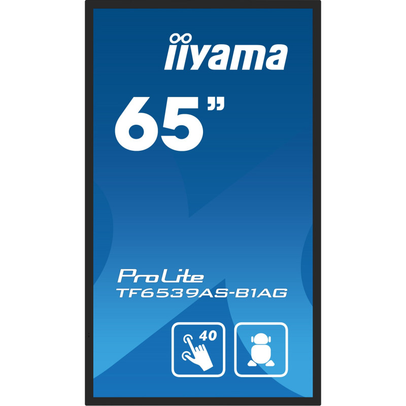 65" iiyama TF6539AS-B1AG: IPS, 4K, Android