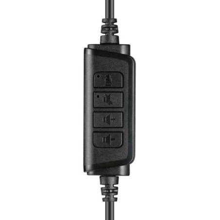Sandberg PC slúchadlá USB Chat Headset s mikrofónom, čierna