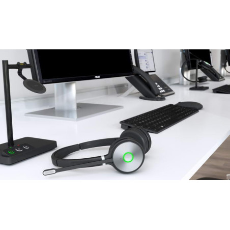 Yealink WH62 Dual DECT základňa s náhlavnou súpravou na obe uši pre Teams