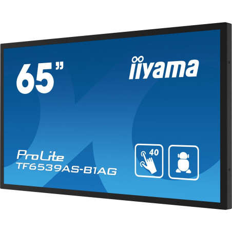 65" iiyama TF6539AS-B1AG: IPS, 4K, Android