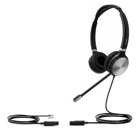 Yealink YHS36 Dual náhlavná súprava na obe uši s QD-RJ9 konektormi