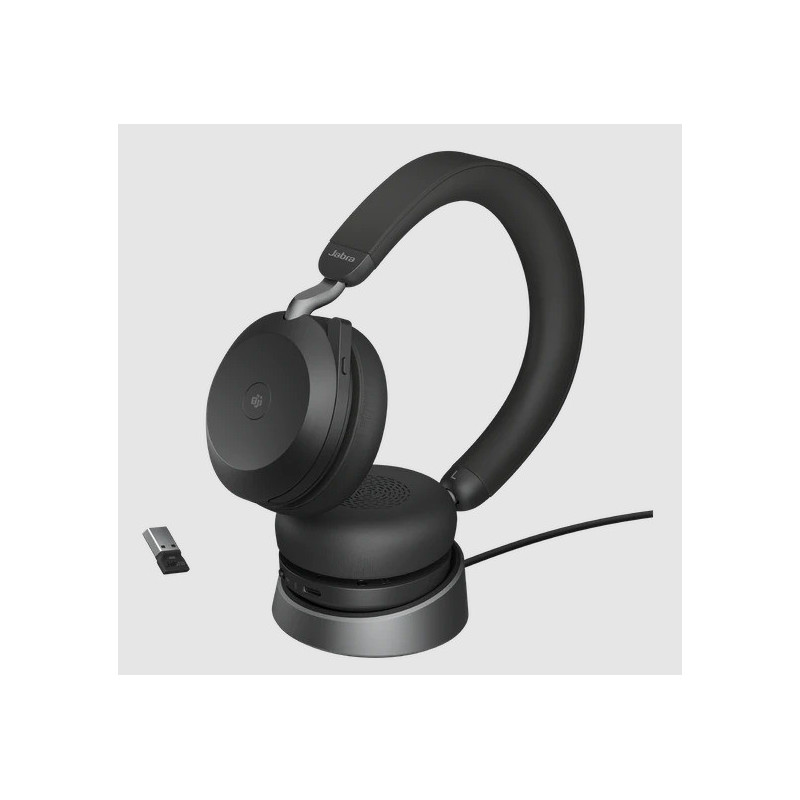 Jabra Evolve2 75/Stereo/ANC/USB/BT/Stand/Čierna