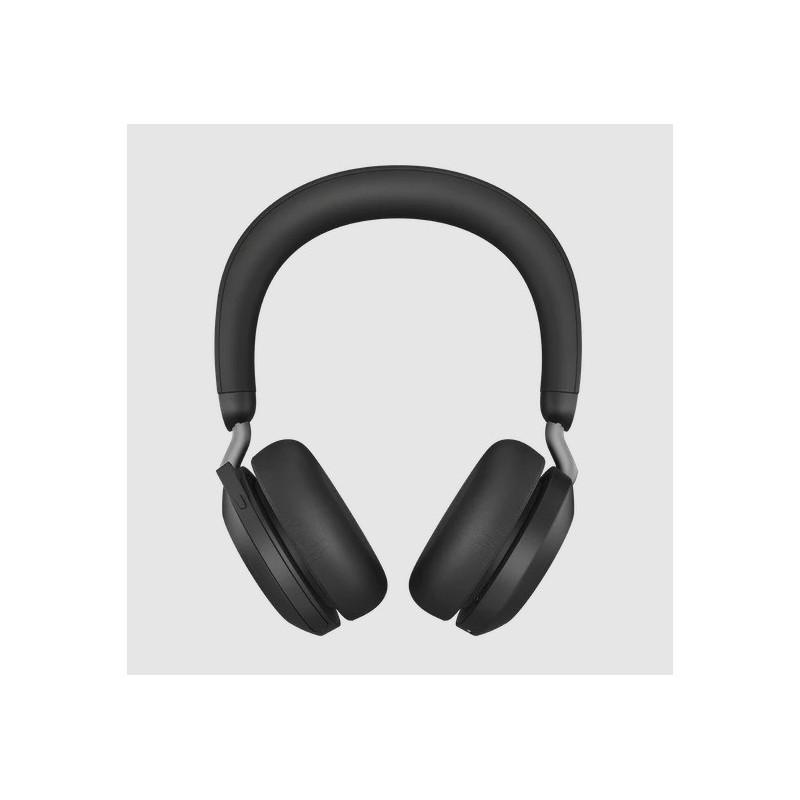 Jabra Evolve2 75/Stereo/ANC/USB-C/BT/Bezdrať/MS/Stand/Čierna