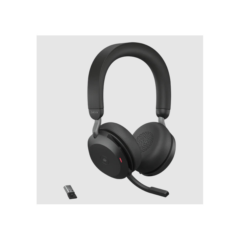 Jabra Evolve2 75/Stereo/ANC/USB/BT/Bezdrať/MS/Stand/Čierna