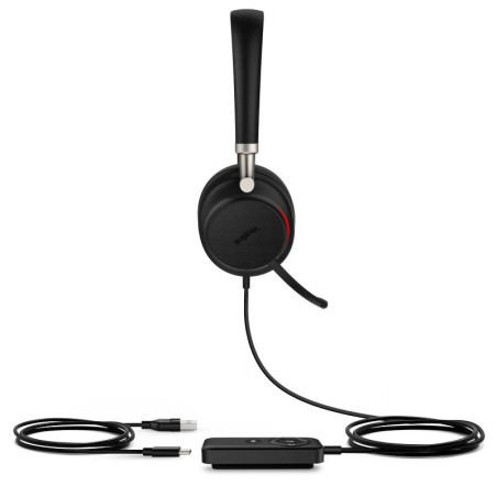 UH38 Dual UC -BAT/Stereo/ANC/USB/Drôt/BT/Bezdrôt/Čierna