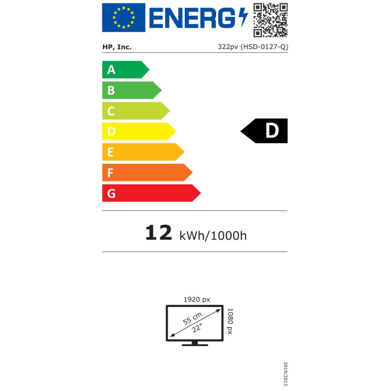 HP/322pv/21,45"/VA/FHD/100Hz/5ms/Black/3R