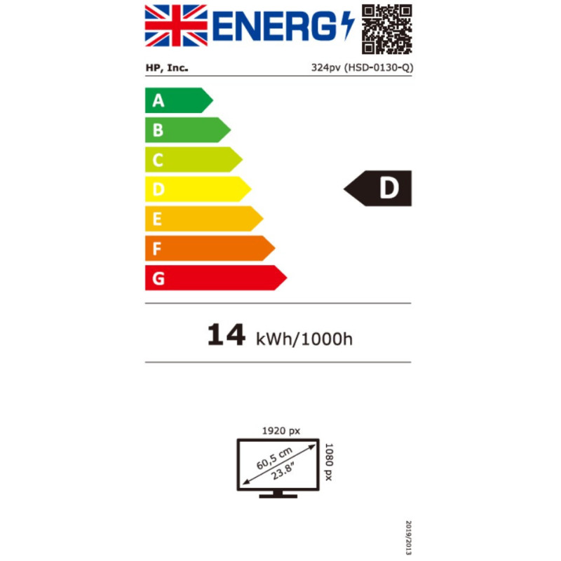 HP/324pv/23,8"/VA/FHD/100Hz/5ms/Black/3R