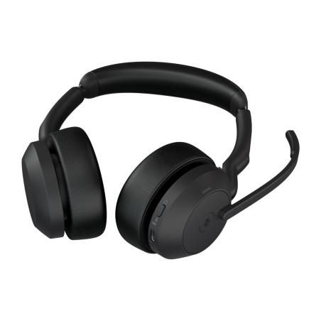 Jabra Evolve2 55/Stereo/ANC/USB-C/BT-USB/Bezdrôt/MS/Čierna