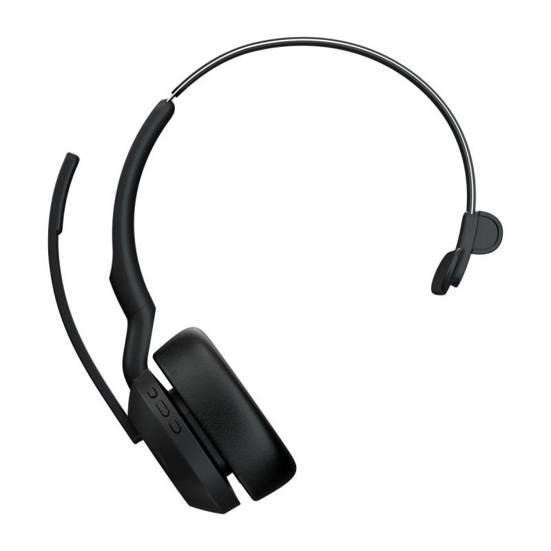 Jabra Evolve2 55/Mono/ANC/USB-C/BT-USB/Bezdrôt/Čierna