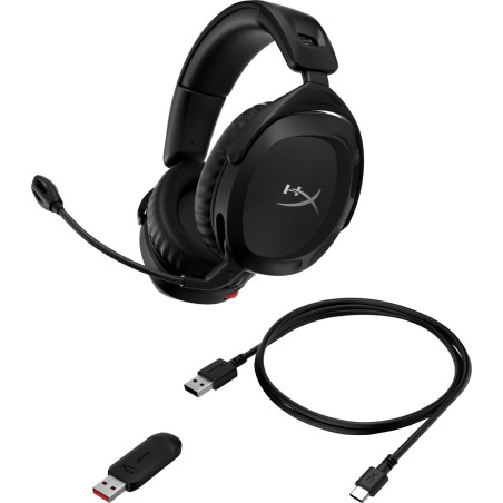 HyperX Cloud Stinger 2/Stereo/ANC/USB/Bezdrať/Čierna