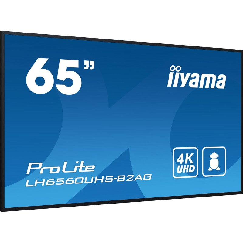 65" iiyama LH6560UHS-B2AG:VA,4K UHD,Android,24/7