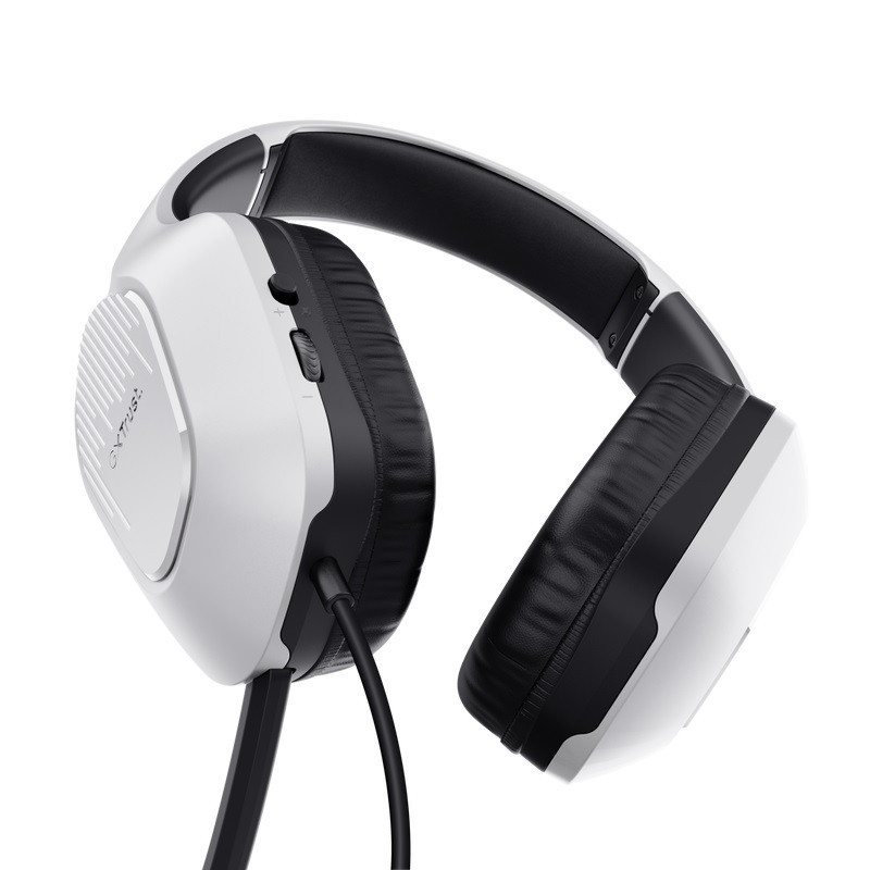 Trust GXT 415W ZIROX/Stereo/Jack/Drôt/Biela