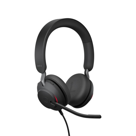 Jabra Evolve2 40 SE/Stereo/USB-C/Drôt/Čierna