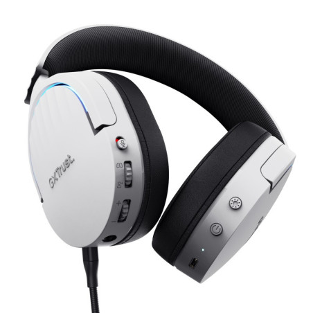 Trust Gaming GXT 491W Fayzo/7.1/Jack/Drôt/BT-USB/Bezdrôt/Biela
