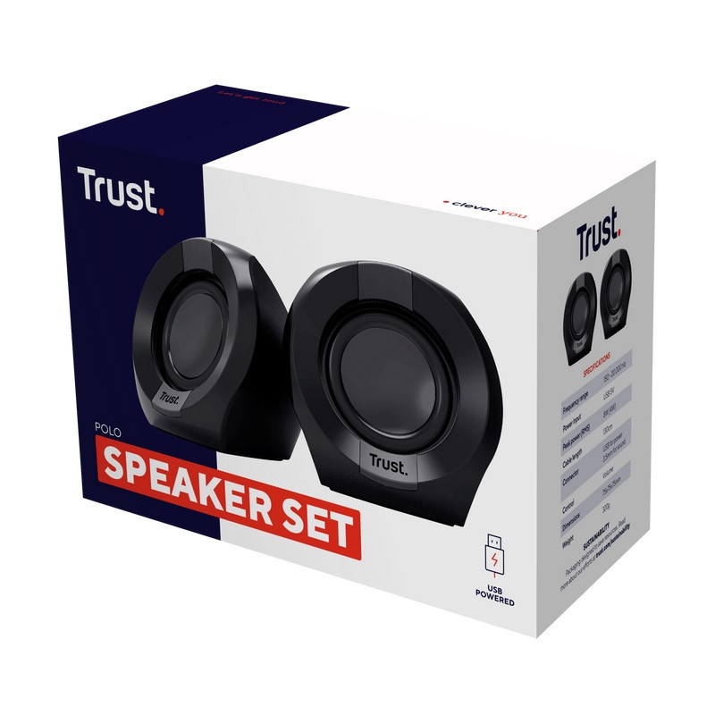 Trust Polo/Stereo/4W/Čierna