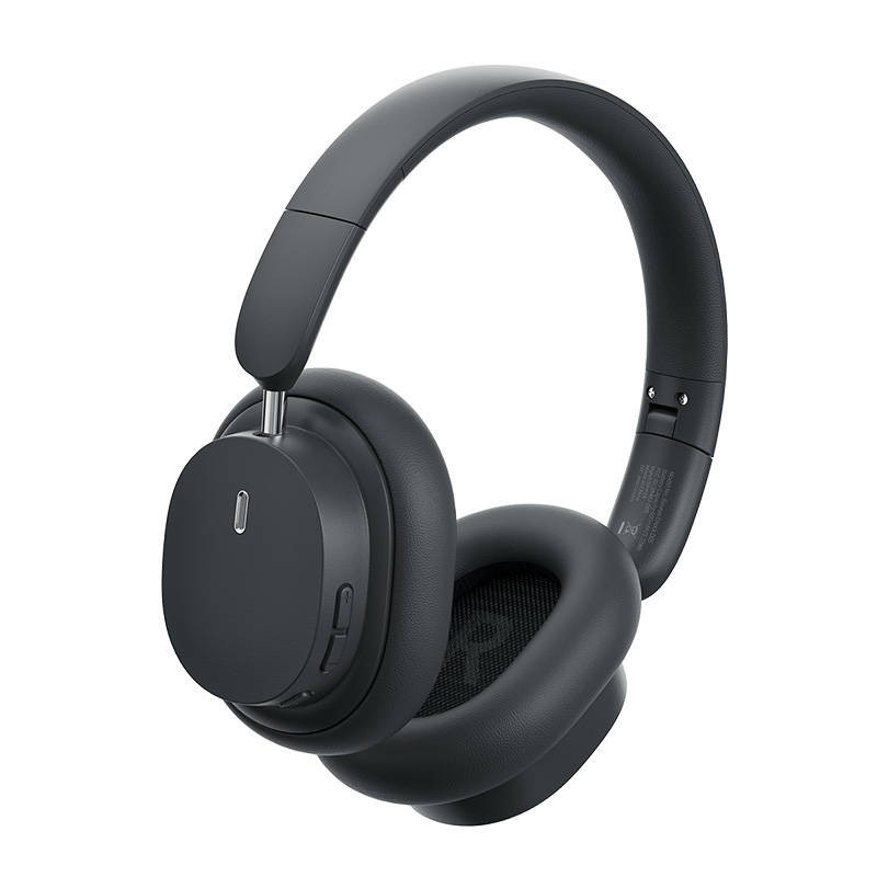 Baseus Bowie D05/USB-C/Drôt/BT/Bezdrôt/Šedá
