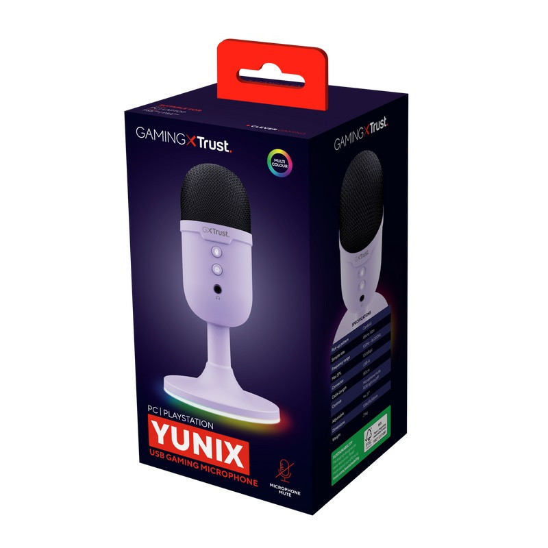TRUST GXT234P YUNIX USB MICROPHONE PURPLE