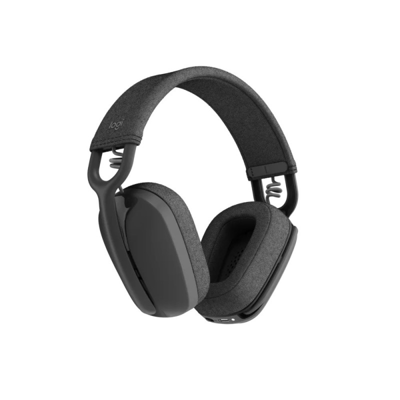 Logitech Zone Vibe 100/Stereo/BT/Bezdrôt/Grafitová