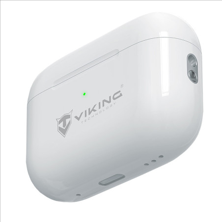 Bezdrôtové Bluetooth slúchadlá Viking AIR PLUS/ANC/BT/Bezdrôt/Biela
