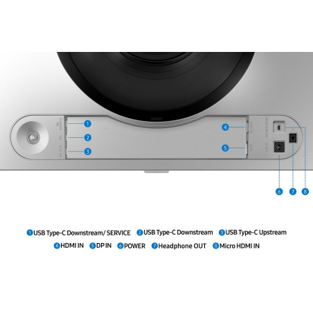 Samsung Odyssey OLED G9/LS49DG910SUXEN/49"/OLED/5120x1440/144Hz/0,03ms/Silver/2R