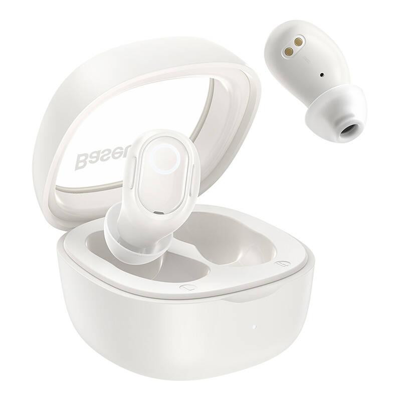 Baseus Bluetooth slúchadlá Bowie WM02 biela