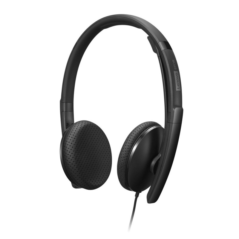 Lenovo Wired VoIP Headset (Teams)/USB-A/C/MS/Čierna