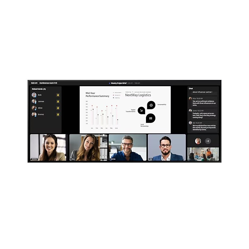 105" LED Samsung QP105DX-5K - 500cd, 24/7