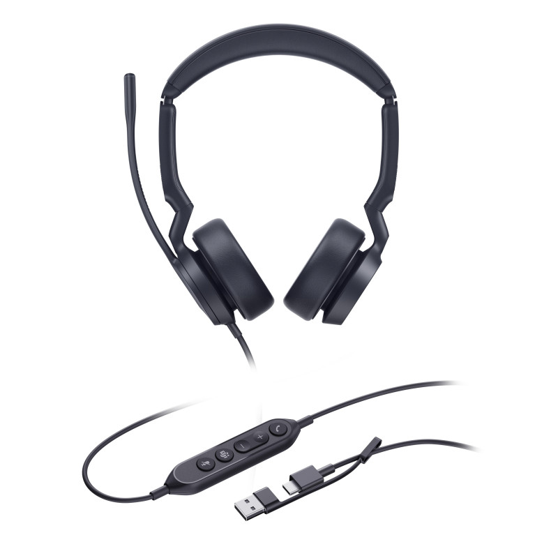 Yealink UH44 Dual Teams USB-C/A, drôtová náhlavná