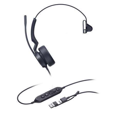 Yealink UH44 Mono Teams USB-C/A náhlavná súprava
