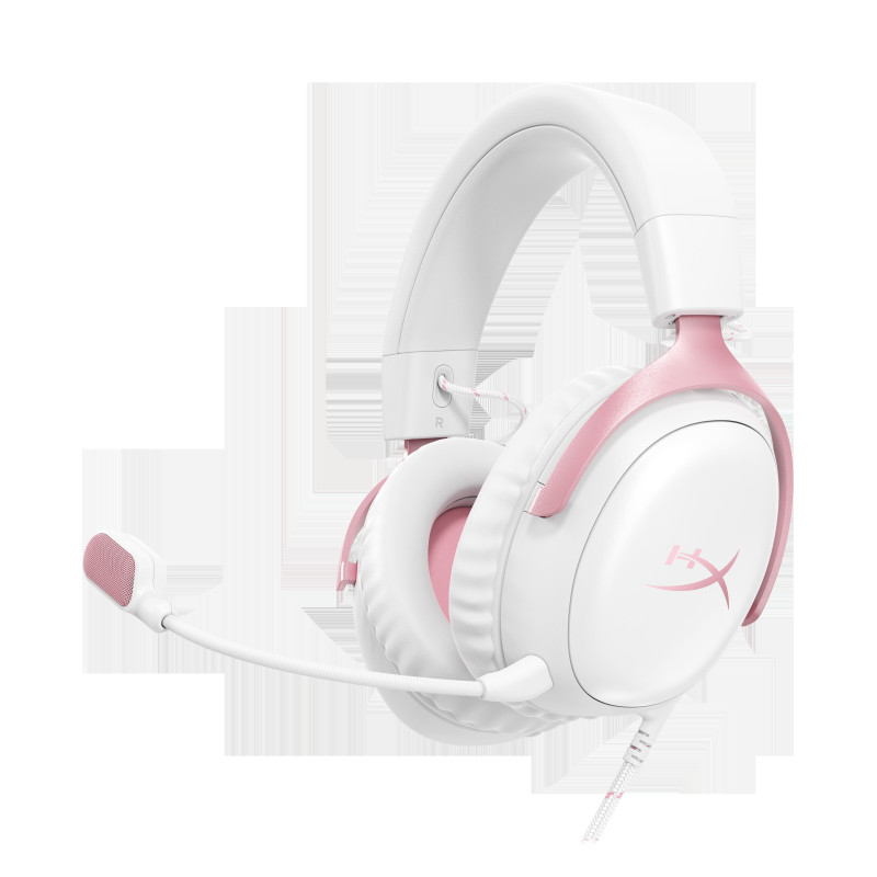 HP HyperX Cloud III WHT/PNK Gaming Headset