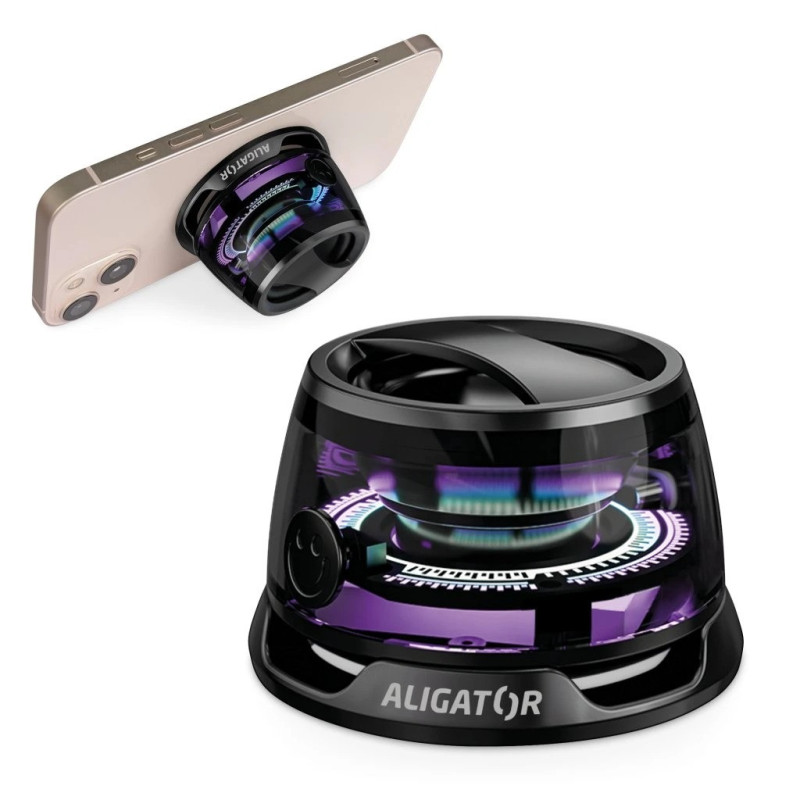 ALIGATOR reproduktor MagSafe Mini Beat BT, čierny