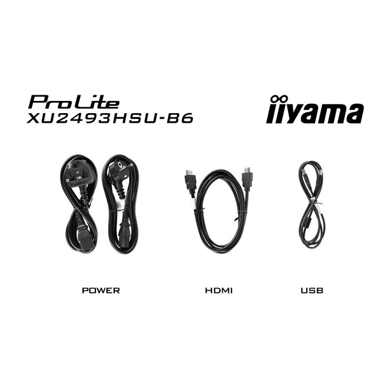 iiyama ProLite/XU2493HSU-B7/23,8"/IPS/FHD/100Hz/1ms/Black/3R