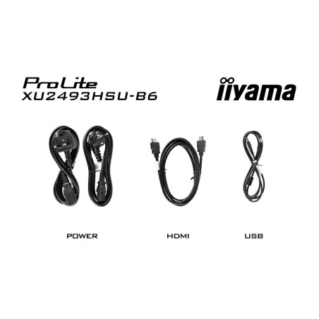 iiyama ProLite/XU2493HSU-B7/23,8"/IPS/FHD/100Hz/1ms/Black/3R