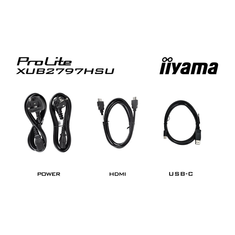 iiyama ProLite/XUB2797HSU-W2/27"/IPS/FHD/100Hz/1ms/White/3R