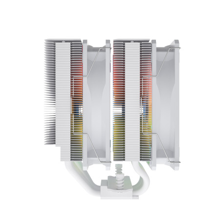 FSP Chladič CPU MP7-WA Dual, 120mm FDB Fan, White