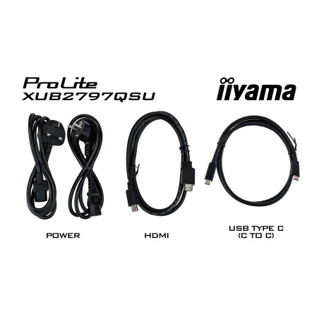 iiyama ProLite/XUB2797QSU-W2/27"/IPS/QHD/100Hz/1ms/White/5R