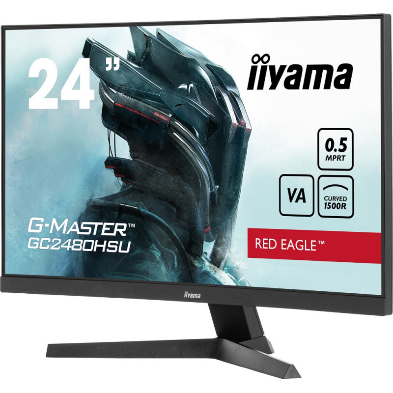 iiyama G-Master/GC2480HSU-B1/23,6"/VA/FHD/180Hz/0,5ms/Black/3R